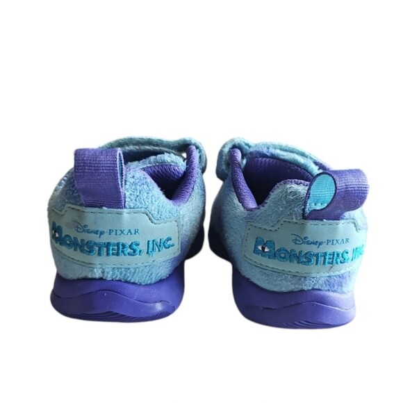 Adidas x Disney Monsters Inc. Mike Wazowski Sneakers Kids Size 6 Blue Fuzzy - Picture 4 of 12